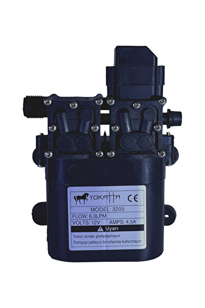 YOKATTA Akülü Su Aktarma Ve Ilaçlama Motoru Pompası 12V Çift Motor