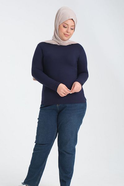 irkkids Μακρυμάνικο Hijab Γυναικείο Σώμα Βισκόζης