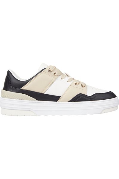 Tommy Hilfiger Leather TH Monogram Basketball Trainers