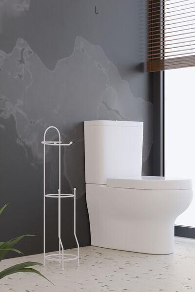 SUNTEL BANYO VE MUTFAK AKSESUARLARI Ανταλλακτική βάση χαρτιού υγείας - Μοντέρνα οργάνωση μπάνιου