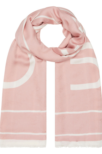 Calvin Klein Printed Jacquard Scarf
