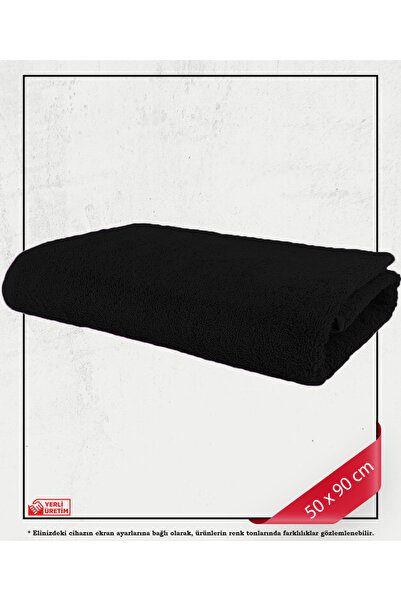 Koza Mix towel 100% бавовняний рушник для обличчя та фітнесу, чорний - для чутливої шкіри, 3 шт.