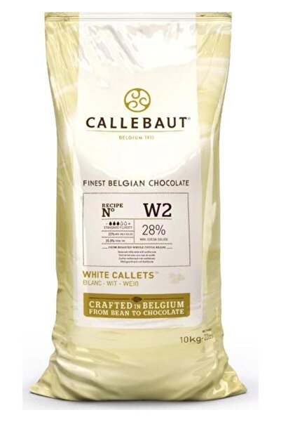Callebaut W2 Beyaz Küvertür Çikolata 10 KG