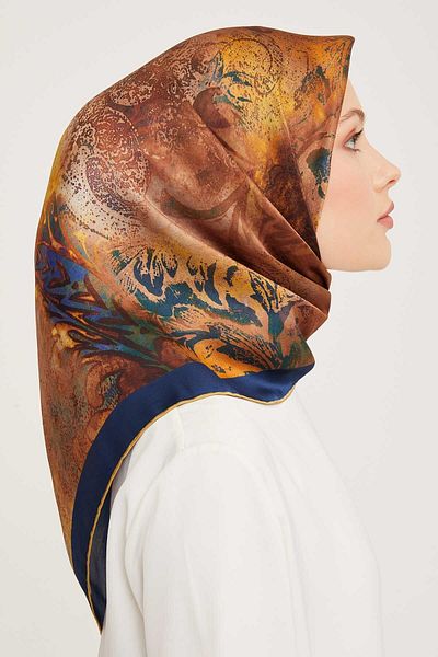 Armine Σειρά Nostalgia Twill Silk Scarf 9041-40nt