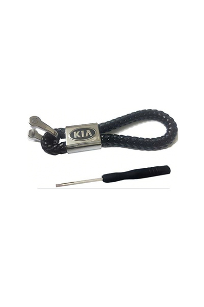 BGA Kia Car - Custom Key Chain with Screwdriver Mesh Leather & Steel