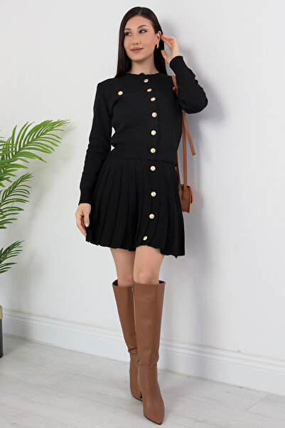 PULLIMM Düğmeli İkili Triko Takım MOD01