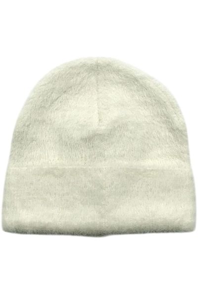 AXE SPORTSWEAR Ecru Soft Textured Winter Plush Beanie - Comfortable Winter Beanie