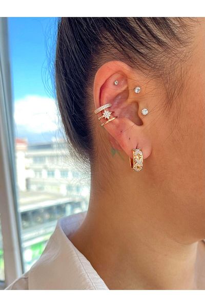Modadiro Xp 3X Hoop Earrings