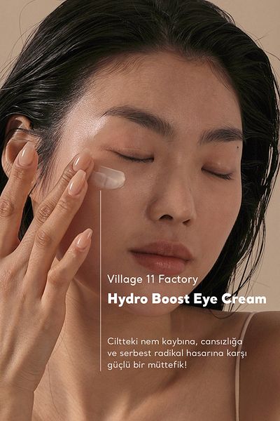 Village 11 Factory Hydro Boost Eye Cream - 30ml Vegan Acid Moisturizing Eye Cream