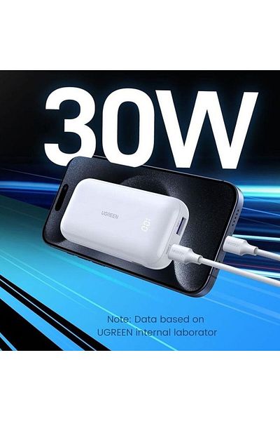 Ugreen Mini PowerBank Two-Way Fast Charging 10000mAh 30W - White