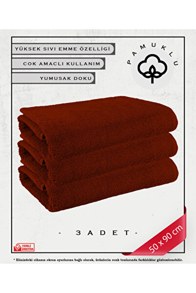 Koza Mix towel 100% бавовняний рушник для обличчя та фітнесу, червоний - для чутливої шкіри, 3 шт.