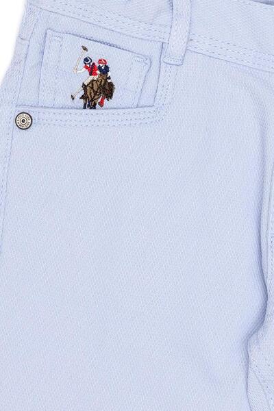U.S. Polo Assn. Erkek Çocuk Açık Mavi Kanvas Pantolon 1578428