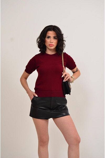 Figo Tricotaj de damă cu mânecă scurtă