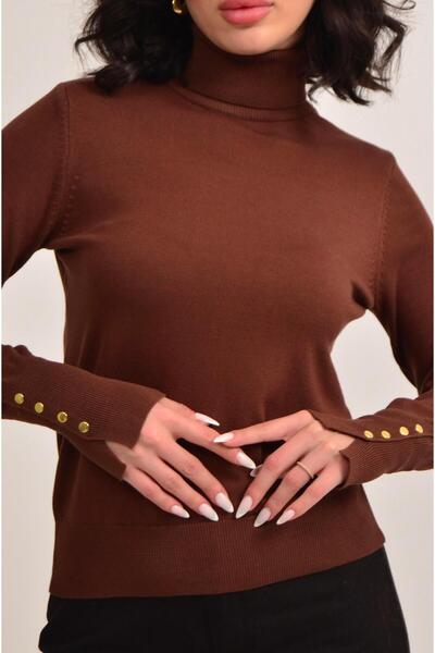 Figo Women's High-Top Sweater with Sleeves