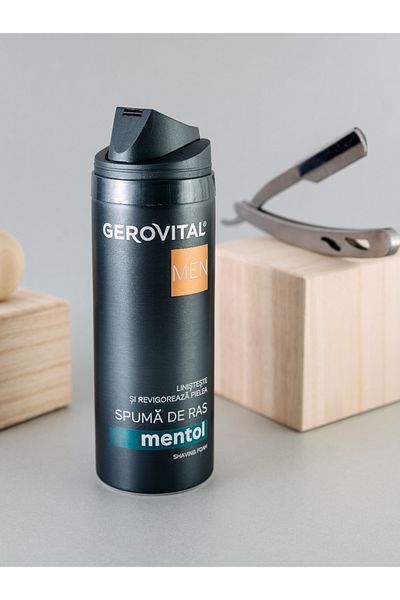 GEROVITAL MEN SPUMA DE RAS MENTOL 200ml