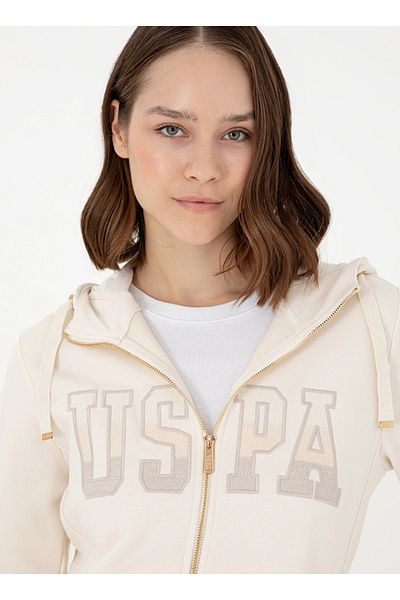 U.S. Polo Assn. Γυναικεία φούτερ με κουκούλα με κανονική εφαρμογή SW01-SK024 DMLS