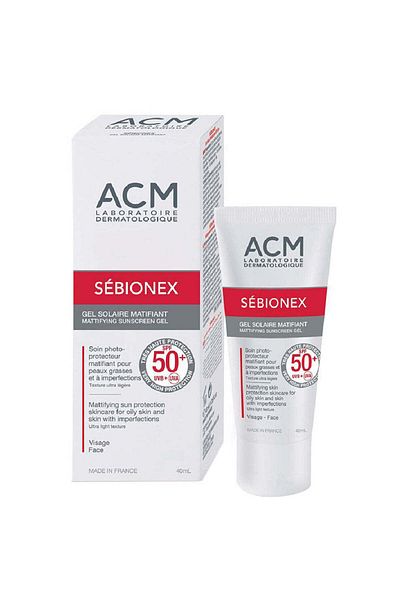 ACM Sebionex Mattifying Sun Gel Spf50+ 40Ml