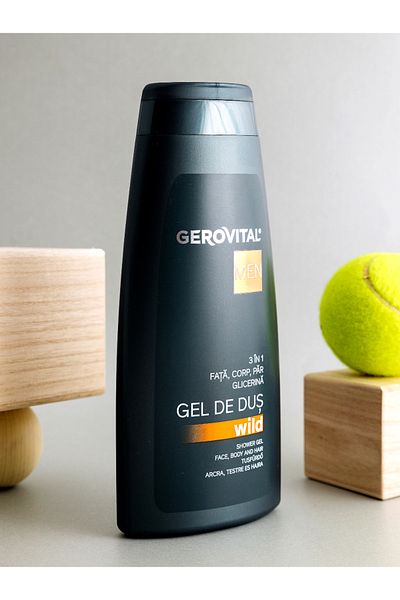 GEROVITAL MEN GEL DE DUS WILD 3IN1 400ml