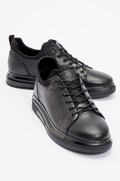 Hammer Jack Pánské boty pro volný čas Surrey se silnou podrážkou z pravé kůže Hj 24815m černá