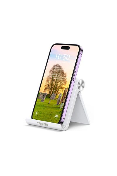 Ugreen حامل محمول قابل للتعديل متعدد الزوايا - أبيض