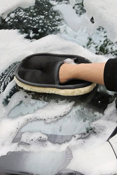 Fine Clean Yumuşak Oto Yıkama ve Cila Eldiveni Oto Bakım Temizleme Fileli Eld...