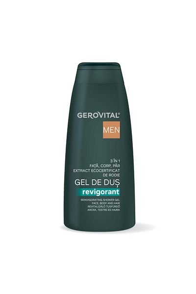 GEROVITAL MEN GEL DE DUS REVIGORANT 3IN1 400ml