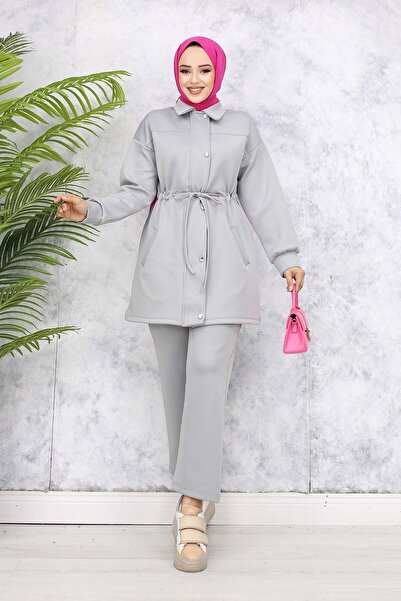 benguen Γκρι Scuba Hijab Suit - Μοντέλο 4567