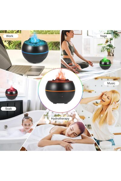 BigSale Volkan Hava Nemlendiricisi Rekli Işık Yüksek Buhar Çıkış Özelliği H2 360ml Kapasite