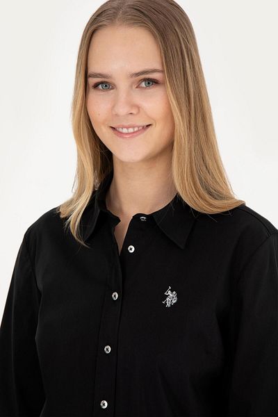 U.S. Polo Assn. Cămașă de bază cu mânecă lungă pentru femei 1840369