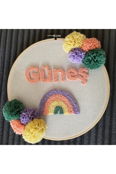 Punch kişiye özel kapı süsü