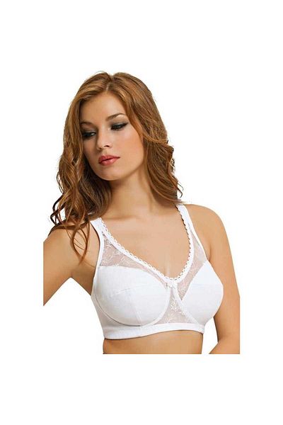 NBB 3597 Plus Size Gathering Lace Bra