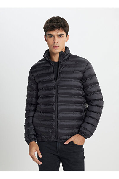 Lee Siyah Erkek Mont L242028001 Siyah Puffer Mont