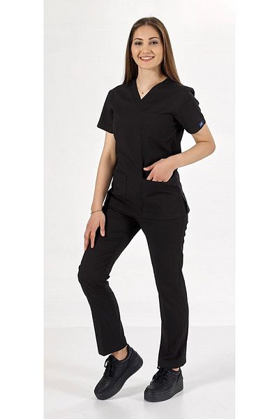 Uçak Medikal Costum uniformă Novo negru.