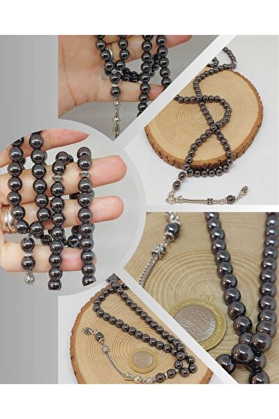 Yasamtohumu Piatra hematită 99 bucăți Tasbih 8 mm (3614)
