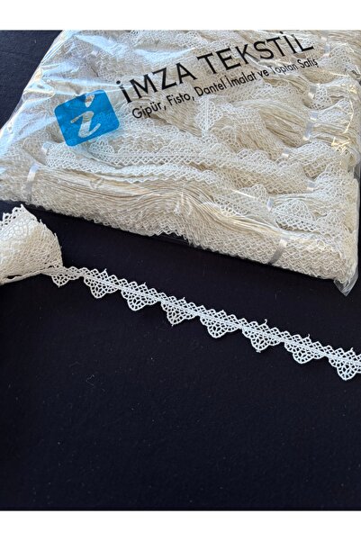 Butik Kolber Güpür olimpiyat desen ince 2 cm en 9 metre boy krem havlu masa ö...