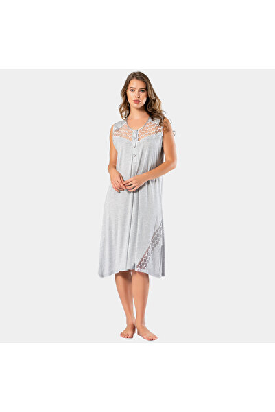TÜREN Women's Oversized Nightgown 3124/Grey
