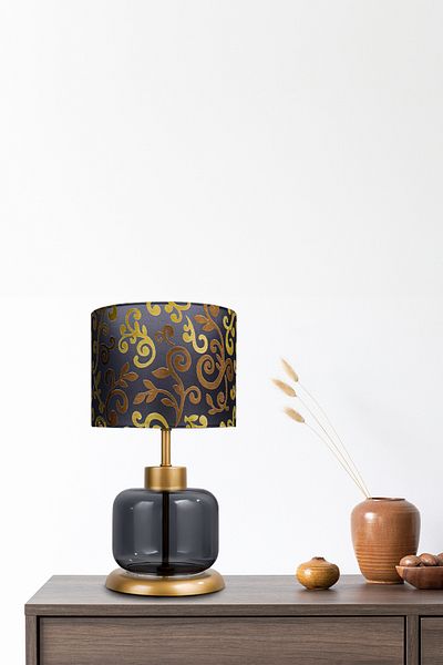 MINIMAL ETICARET VE BILGI TEKNOLOJILERI Vivid Transparent Black Glass Lampshade