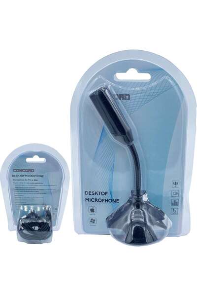 Genel Markalar Çınarcık Tk 3.5 mm Aux Jaklı Masaüstü Mikrofon Concrod MC-6