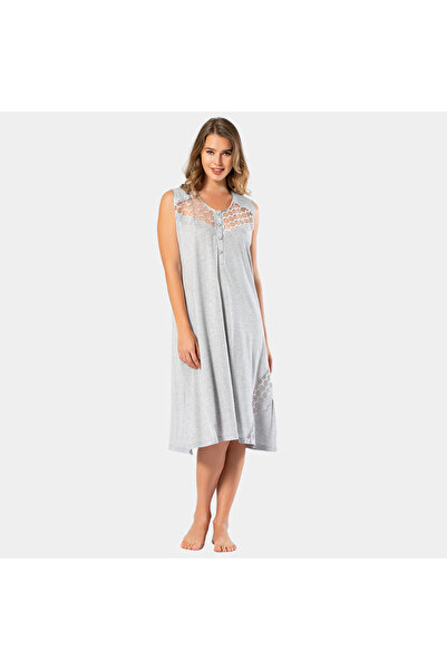 TÜREN Women's Oversized Nightgown 3124/Grey