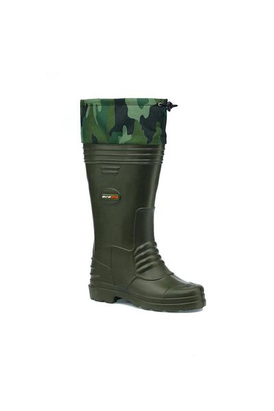AKINAL Akınal 36140 Χακί Ελαφρύ Άνετο Εργάτη Hunter Camper με Κάλτσες Αδιάβροχες Ανδρικές Μπότες