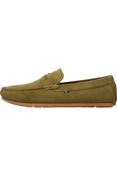 Tommy Hilfiger Suede Cleat Flag Driver Shoes