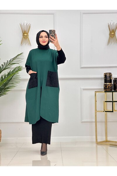 Enans Design Γυναικεία Πλεκτά Ενδύματα Τεσσέτουρ Πόντσο/Τουνίκ