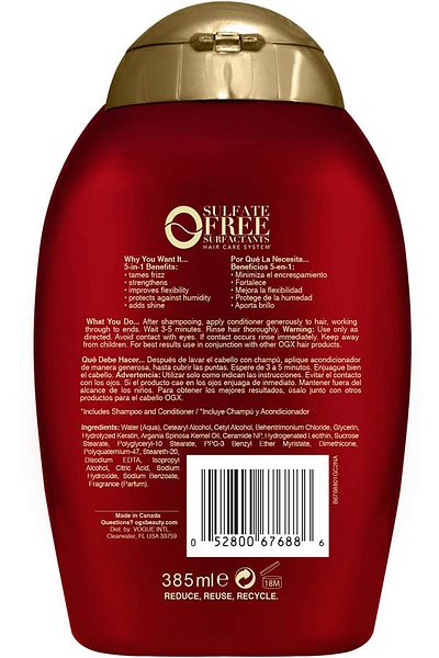 OGX Keratin Oil Anti-Frizz Conditioner 385ml