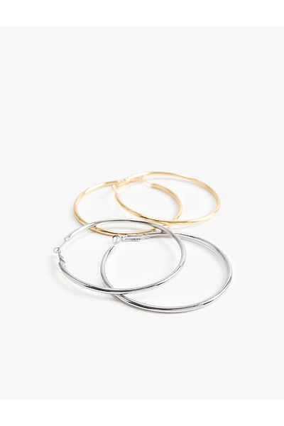 Koton Set of 2 Hoops and Earrings