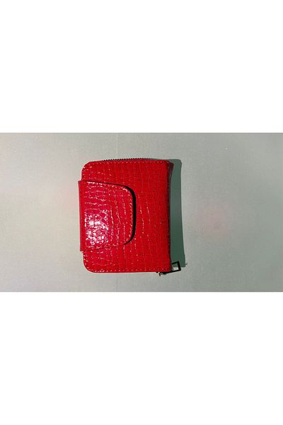 By EDUU Fashion Red Crocodile Wallet