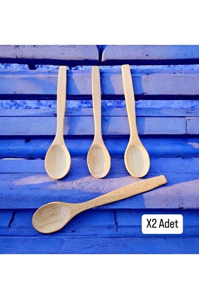 Metler Ahşap Uzun Saplı Kahve Karıştırma Kaşığı,Baharat Kaşığı,Bal Kaşığı Ahşap Tatlı Kaşığı 2 Adet
