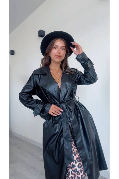 Ayışığının Dünyası Leather Coat