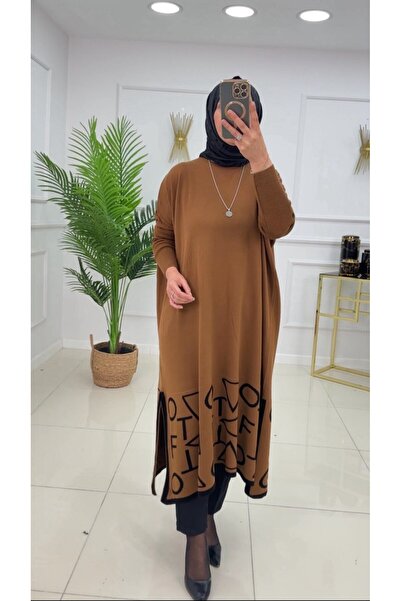 Enans Design فستان تونيك تريكو حجاب نسائي