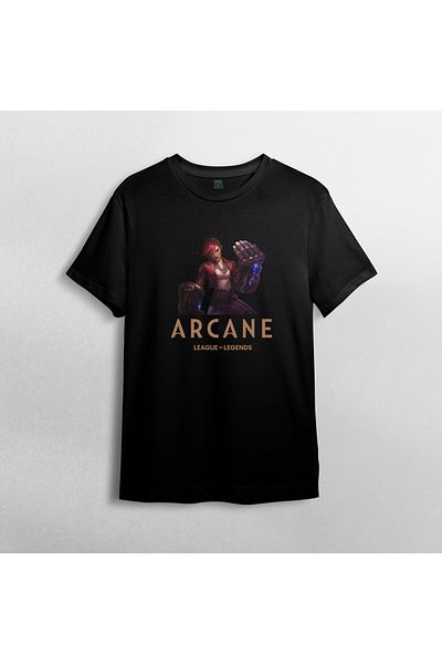 Pixxa Arcane Vi - Μπλουζάκι από 100% βαμβακερό λαιμόκοψη Μοντέλο 1