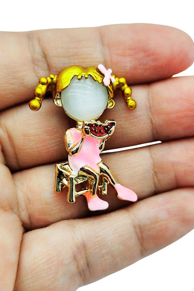 BB Yaz Neşesi Karpuzlu Kız Broş